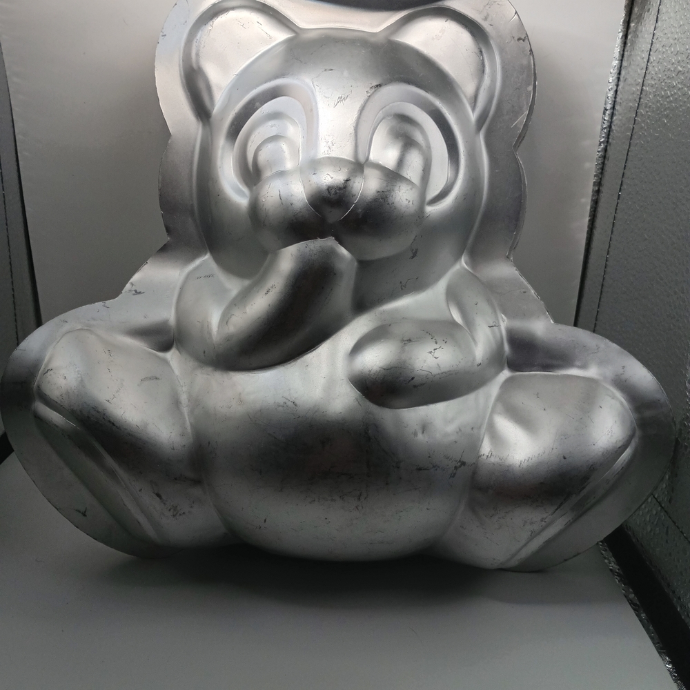 Vintage Wilton Teddy Bear Cake Pan 502-501 Aluminum Mold